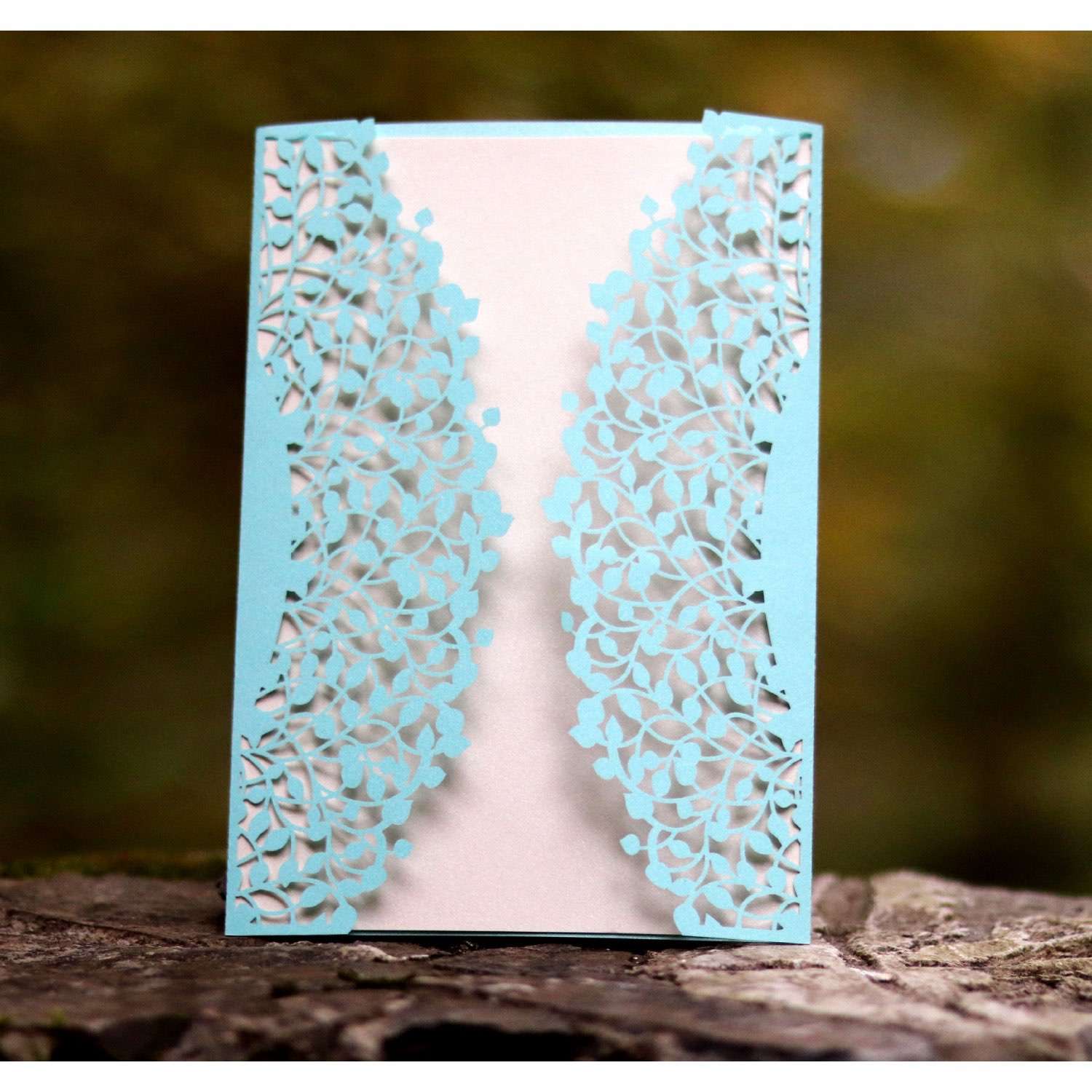 Laser Holder Wholesale Wedding Decoration Holiday Invitation Card